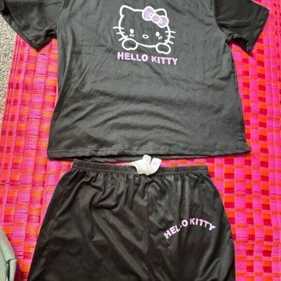 Hello Kitty pajama set 3 piece set - Picture 1 of 11